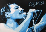 Chanteur du groupe musical "Queen"