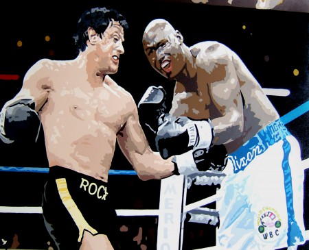 combat de boxe Rocky Dixon ( scène du film Rocky Balboa )